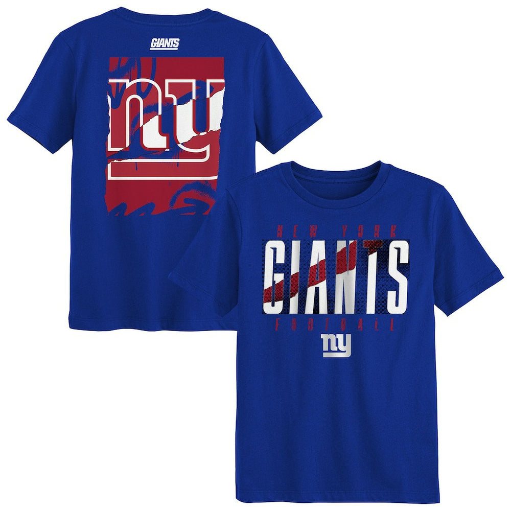 New York Giants Outerstuff Preschool Posterize T-Shirt - Royal for sale
