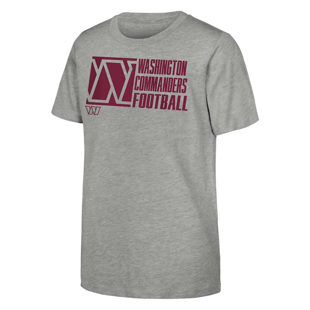 Washington Commanders Outerstuff Youth Post Game T-Shirt - Heather Gray on sale