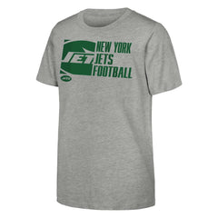New York Jets Outerstuff Youth Post Game T-Shirt - Heather Gray cheap
