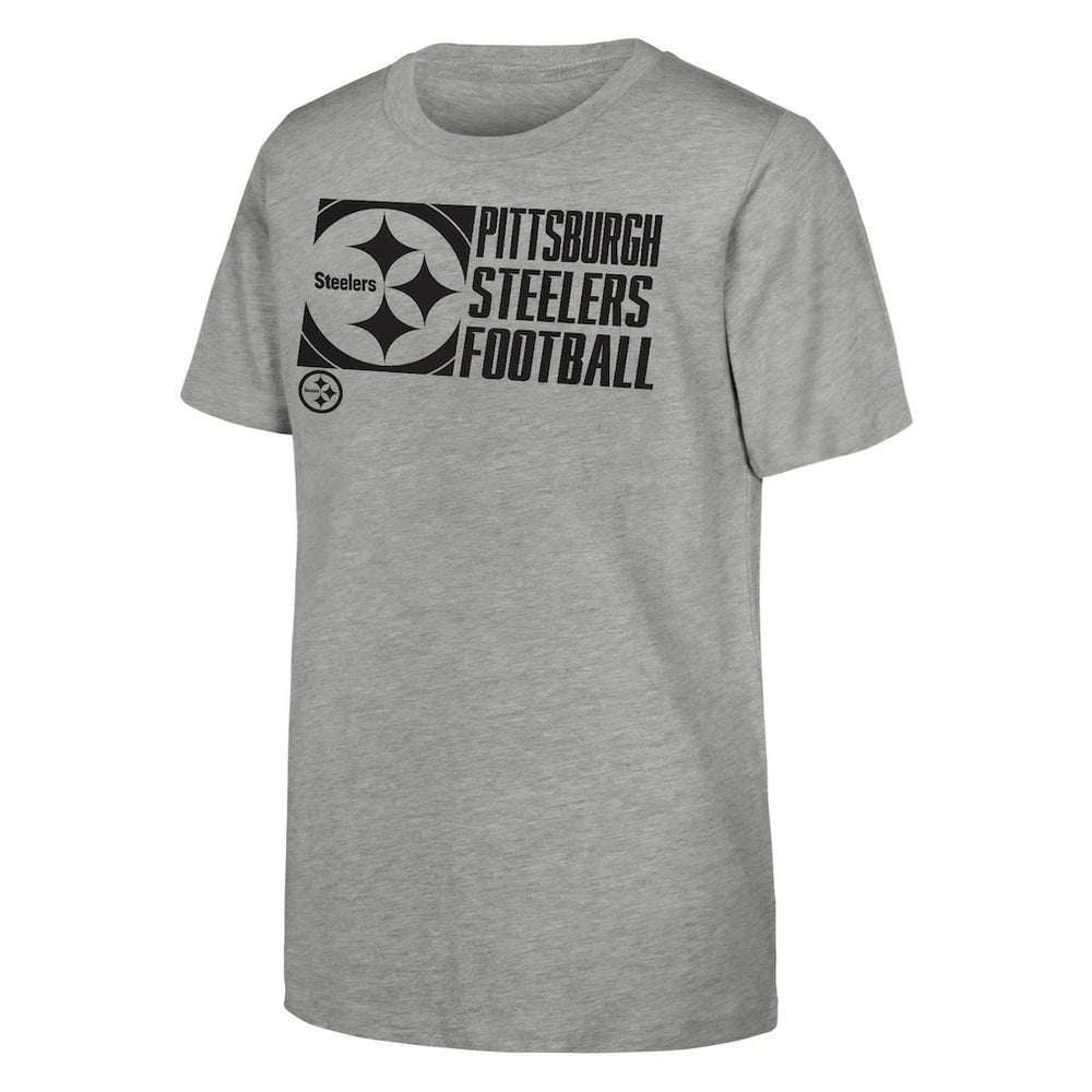 Pittsburgh Steelers Outerstuff Youth Post Game T-Shirt - Heather Gray online