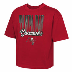 Tampa Bay Buccaneers Outerstuff Girls Youth Big City Boxy T-Shirt - Red outlet
