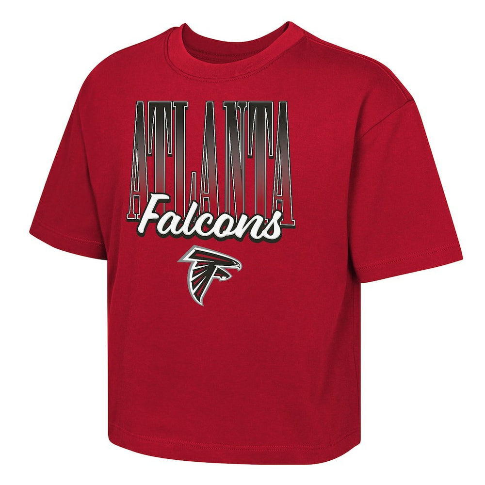 Atlanta Falcons Outerstuff Girls Youth Big City Boxy T-Shirt - Red online