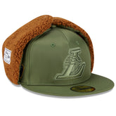 Los Angeles Lakers x Alpha Industries Dog Ear 59FIFTY Fitted Hat - Olive | New Era sale