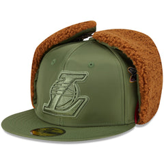 Los Angeles Lakers x Alpha Industries Dog Ear 59FIFTY Fitted Hat - Olive | New Era sale