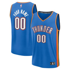 Oklahoma City Thunder Fast Break Custom Jersey - Icon Edition - Blue | Fanatics discount