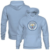 Manchester City 1863FC Youth Color Badge Fleece Pullover Hoodie - Sky Blue outlet