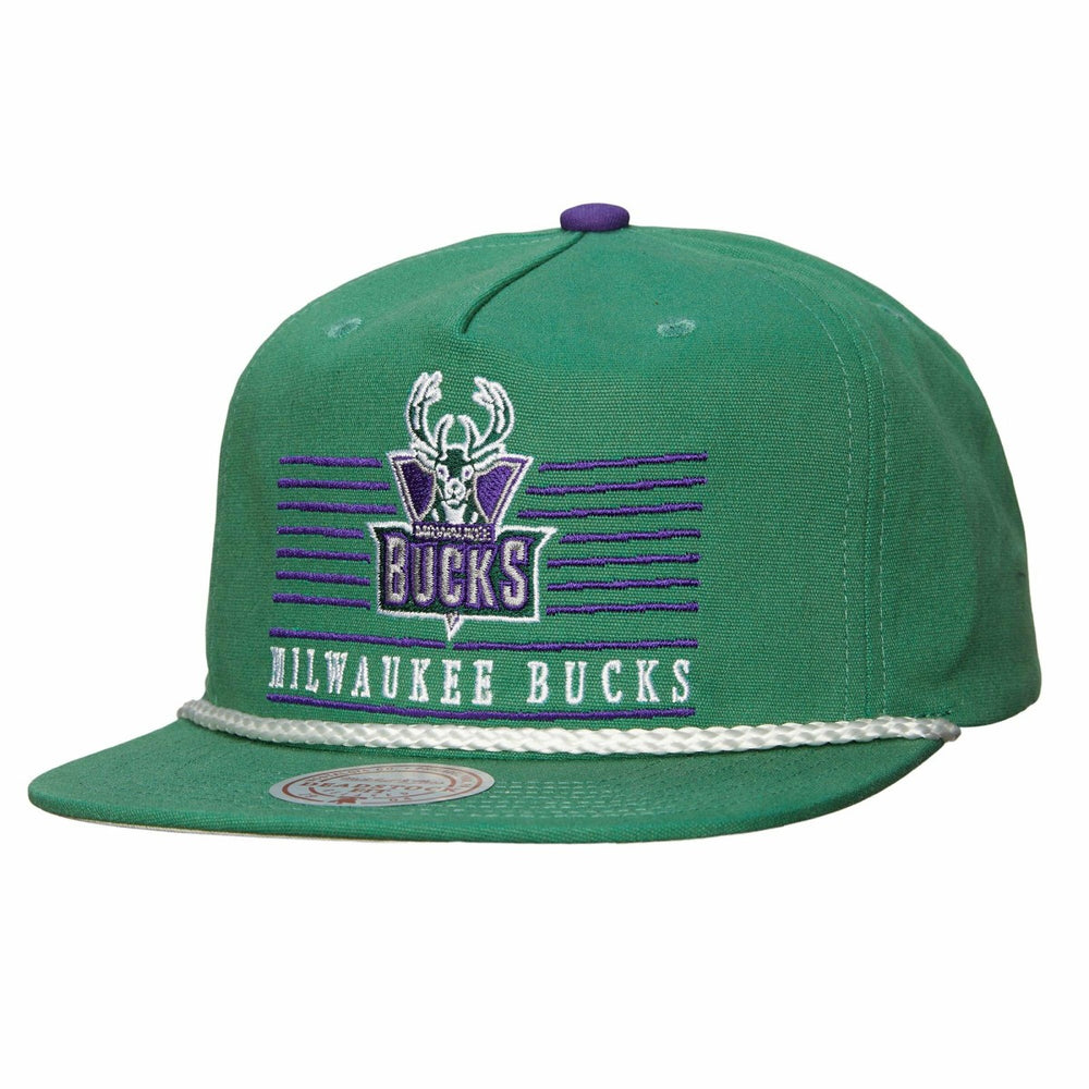 Milwaukee Bucks Ascend Deadstock Snapback Hat - Green | Mitchell & Ness cheap