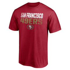 San Francisco 49ers Stripes T-Shirt - Scarlet cheap