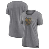 Boston Bruins Women's Slow Whistle Tri-Blend T-Shirt Gray