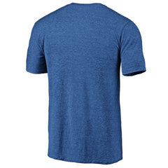 Buffalo Sabres Distressed Logo Tri-Blend T-Shirt Royal