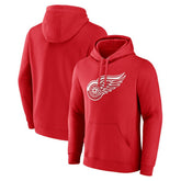 Detroit Red Wings Primary Logo Pullover Hoodie Red