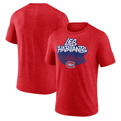 Montreal Canadiens Proclamation Tri-Blend T-Shirt Red