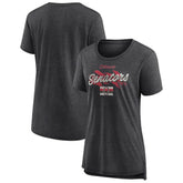 Ottawa Senators Women's Hit the Ice Tri-Blend T-Shirt Gray