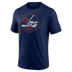 Winnipeg Jets Wheelhouse Tri-Blend T-Shirt Navy