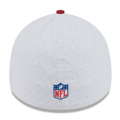 Arizona Cardinals New Era 2025 NFL Training Camp 39THIRTY Flex Hat - White/Cardinal outlet