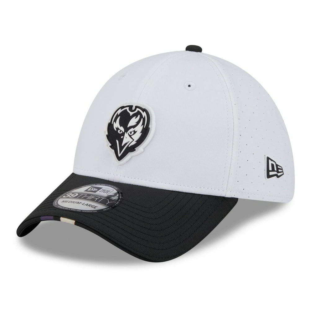 Baltimore Ravens New Era 2025 NFL Training Camp 39THIRTY Flex Hat - White/Black online