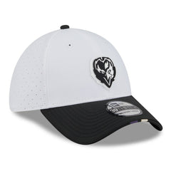 Baltimore Ravens New Era 2025 NFL Training Camp 39THIRTY Flex Hat - White/Black online