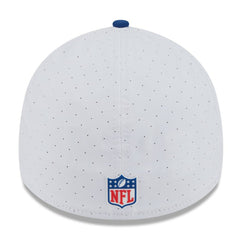 Indianapolis Colts New Era 2025 NFL Training Camp 39THIRTY Flex Hat - White/Royal on sale