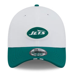 New York Jets New Era 2025 NFL Training Camp 39THIRTY Flex Hat - White/Green outlet