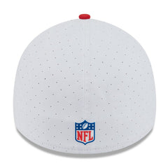 Kansas City Chiefs New Era 2025 NFL Training Camp 39THIRTY Flex Hat - White/Red for sale