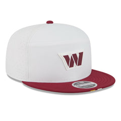 Washington Commanders New Era 2025 NFL Training Camp Split Panel 9FIFTY Snapback Hat - White/Burgundy outlet