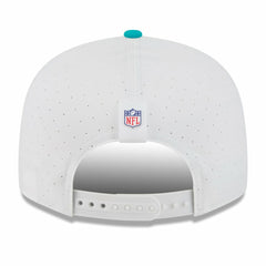 Miami Dolphins New Era 2025 NFL Training Camp Split Panel 9FIFTY Snapback Hat - White/Aqua sale