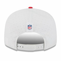 Kansas City Chiefs New Era 2025 NFL Training Camp Split Panel 9FIFTY Snapback Hat - White/Red cheap