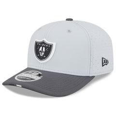Las Vegas Raiders New Era 2025 NFL Training Camp 9SEVENTY Adjustable Hat - Gray/Graphite for sale