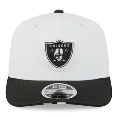 Las Vegas Raiders New Era 2025 NFL Training Camp 9SEVENTY Adjustable Hat - White/Black on sale