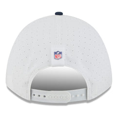 Tennessee Titans New Era 2025 NFL Training Camp A-Frame 9FORTY Adjustable Hat - White/Navy discount