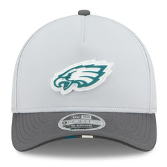 Philadelphia Eagles New Era 2025 NFL Training Camp A-Frame 9FORTY Adjustable Hat - Gray/Graphite sale