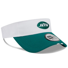 New York Jets New Era 2025 NFL Training Camp Adjustable Visor - White/Green on sale