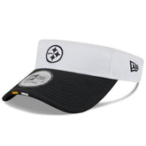 Pittsburgh Steelers New Era 2025 NFL Training Camp Adjustable Visor - White/Black sale