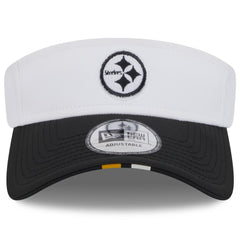 Pittsburgh Steelers New Era 2025 NFL Training Camp Adjustable Visor - White/Black sale
