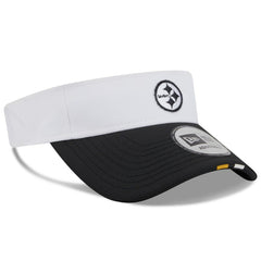 Pittsburgh Steelers New Era 2025 NFL Training Camp Adjustable Visor - White/Black sale