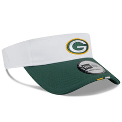 Green Bay Packers New Era 2025 NFL Training Camp Adjustable Visor - White/Green outlet