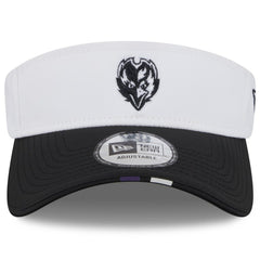 Baltimore Ravens New Era 2025 NFL Training Camp Adjustable Visor - White/Black cheap