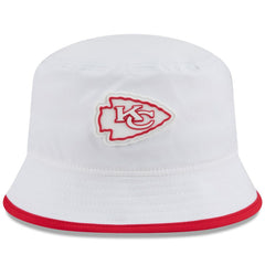 Kansas City Chiefs New Era 2025 NFL Training Camp Stretch Bucket Hat - White discount