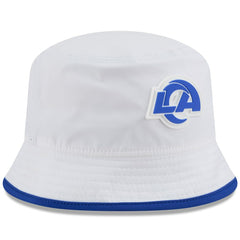 Los Angeles Rams New Era 2025 NFL Training Camp Stretch Bucket Hat - White on sale