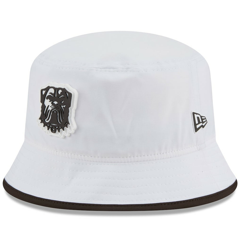 Cleveland Browns New Era 2025 NFL Training Camp Stretch Bucket Hat - White online