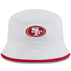 San Francisco 49ers New Era 2025 NFL Training Camp Stretch Bucket Hat - White cheap
