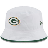 Green Bay Packers New Era 2025 NFL Training Camp Stretch Bucket Hat - White discount