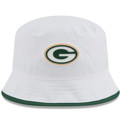 Green Bay Packers New Era 2025 NFL Training Camp Stretch Bucket Hat - White discount