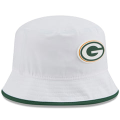 Green Bay Packers New Era 2025 NFL Training Camp Stretch Bucket Hat - White discount