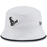 Houston Texans New Era 2025 NFL Training Camp Stretch Bucket Hat - White on sale