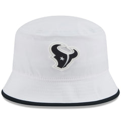 Houston Texans New Era 2025 NFL Training Camp Stretch Bucket Hat - White on sale