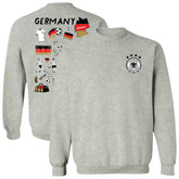 Germany National Team Vive La Fete Women's Impressions Artwork Pullover Sweatshirt - Gray sale