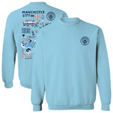 Manchester City Vive La Fete Women's Impressions Artwork Pullover Sweatshirt - Sky Blue shop