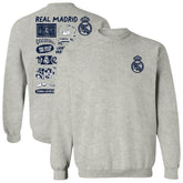 Real Madrid Vive La Fete Women's Impressions Artwork Pullover Sweatshirt - Gray on sale