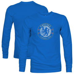 Chelsea 1863FC Color Badge Long Sleeve T-Shirt - Blue discount